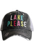 Lake Please (MULTICOLORED) Wholesale Trucker Hats