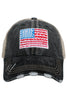 American Flag Wholesale Women's Trucker Hat