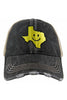 Texas Shaped Happy Face Wholesale Trucker Hat