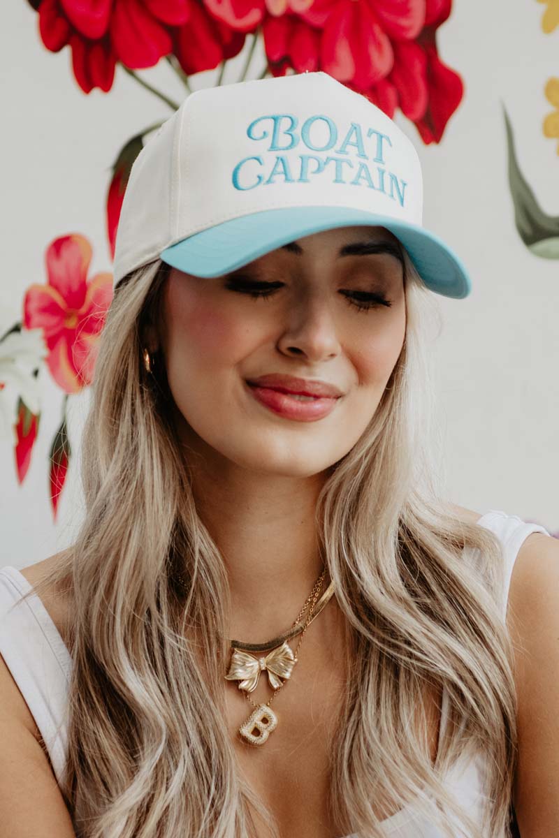 Boat Captain Wholesale Two-Toned Fitted Hat