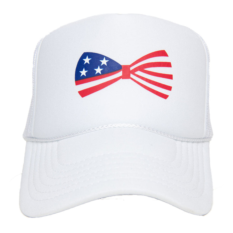 American Flag Bow Wholesale Election Foam Hat