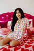 Multicolored Candy Hearts Wholesale Pajama Sets