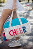 Aqua "Cheer" Wholesale Weekender Bag