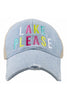 Lake Please (MULTICOLORED) Wholesale Denim Trucker Hat