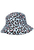 Blue Leopard Print Wholesale Bucket Hat