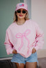 Pink Coquette Bow Wholesale Sweatshirt