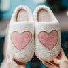 Beaded Pink & Gold Heart Wholesale Slippers For Women