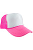 Neon Hot Pink and White Foam Wholesale Hat