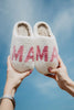 Pink MAMA Wholesale Fuzzy Slippers