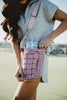 Mauve Puffer Wholesale Water Bottle Carrier Bag