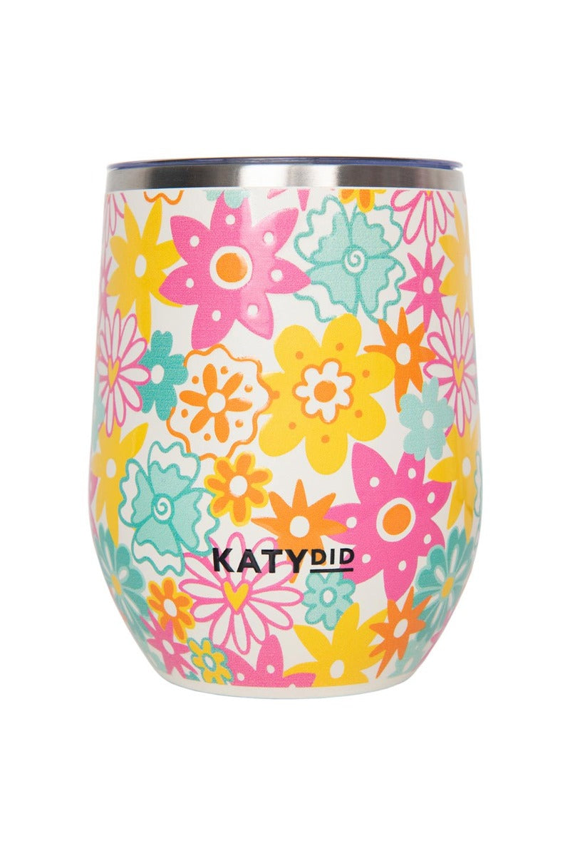 Spring Flowers Wholesale Insulated Wine Tumbler