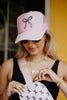 Coquette Pink Bow Wholesale Foam Trucker Hat