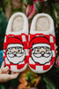 Santa Red Checkered Wholesale Slippers