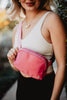 Rose Pink Solid Wholesale Belt Bag