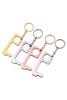 Metal Hands Free Wholesale Key Chain & Door Opener - 4 colors