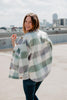 Green/Gray Plaid Wholesale Women's Shacket