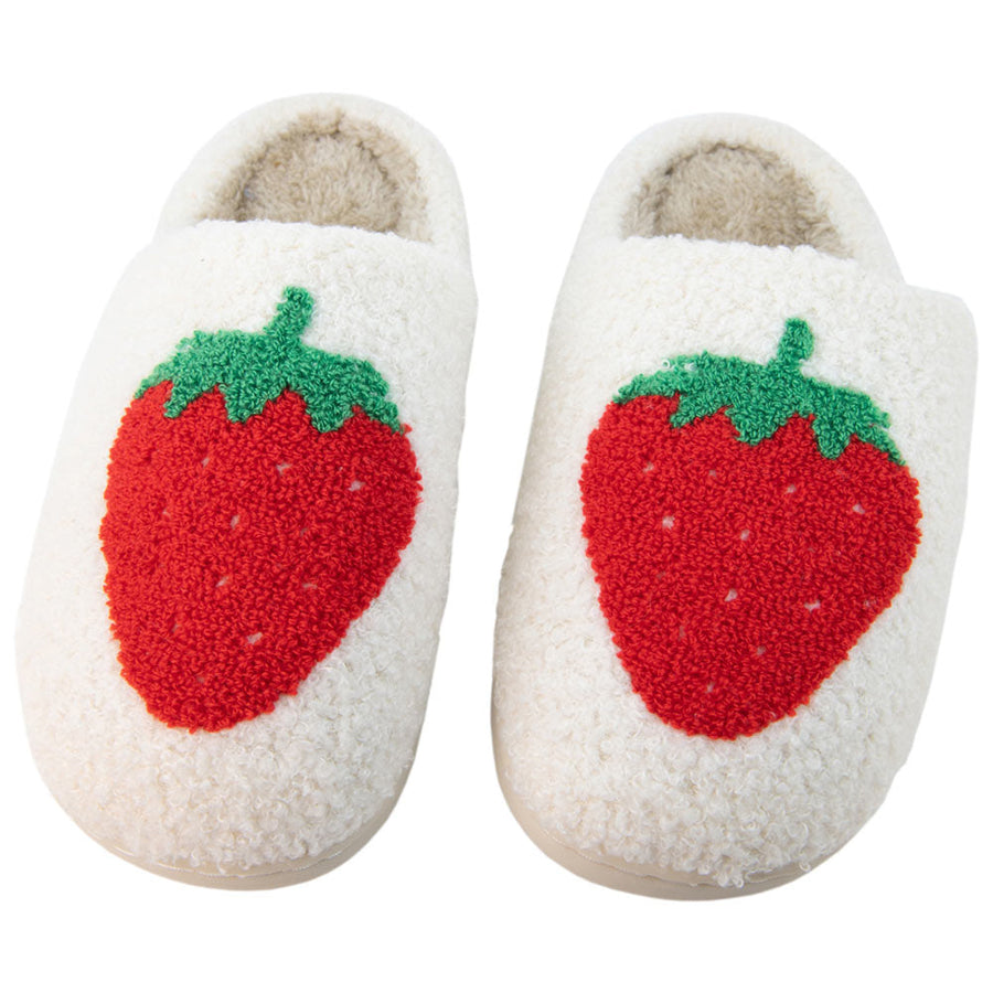 Large Strawberry Wholesale Women's House Slippers