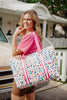 Confetti Print Wholesale Tote Bags for Women