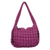 Plum Wholesale Oversized Quilted Hobo Tote Bag for Women