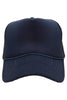 Navy Blue Wholesale Foam Blank Trucker Hat