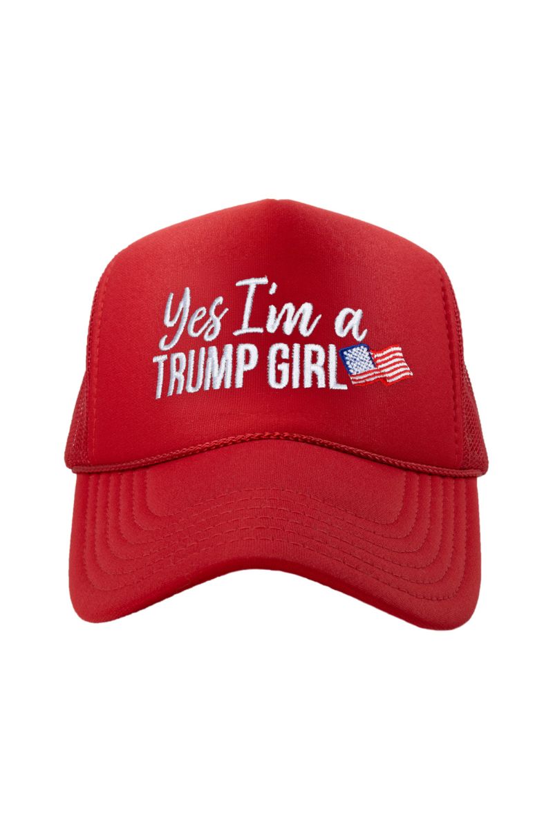 Yes I'm a Trump Girl Wholesale Foam Trucker Hat