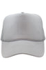 Light Gray Wholesale Blank Foam Hat