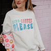 Iced Coffee Please Women's Wholesale Graphic Sweatshirt