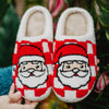 Santa Red Checkered Wholesale Slippers