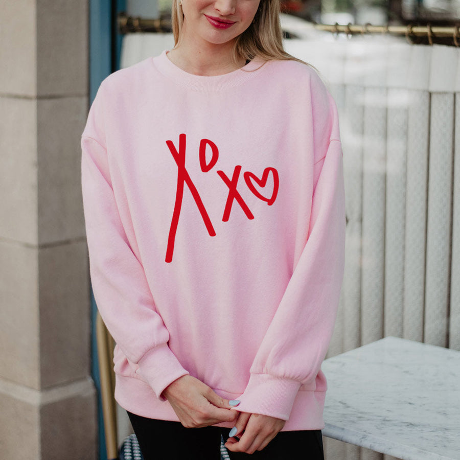 XOXO Heart Wholesale Graphic Sweatshirt