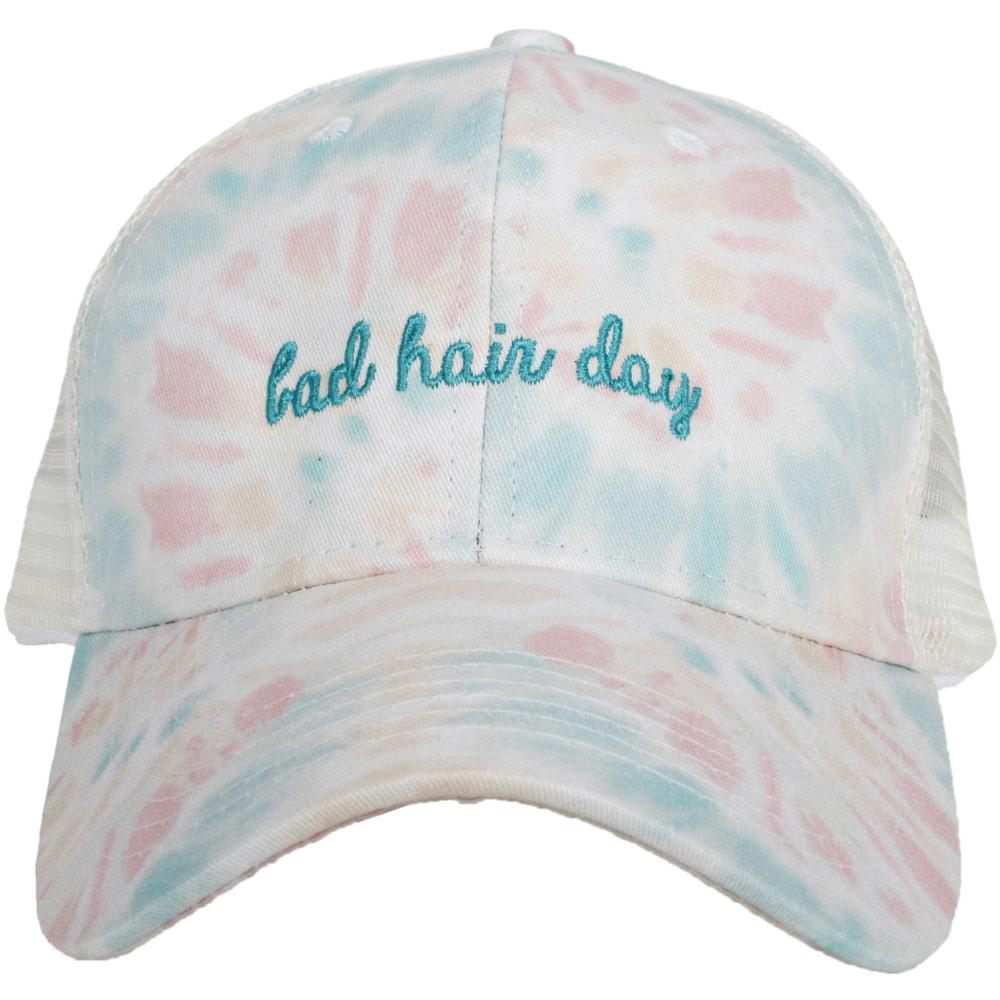 Monogrammed Tie Dye Baseball Trucker Mesh Hat Personalized 