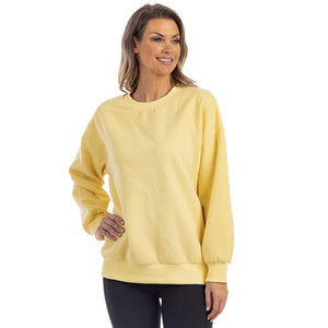 Crewneck yellow on sale